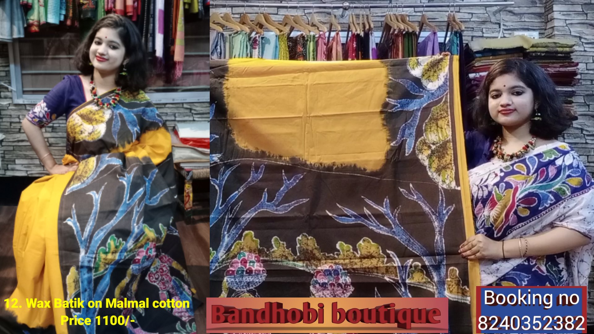 Wax Batik on Malmal cotton