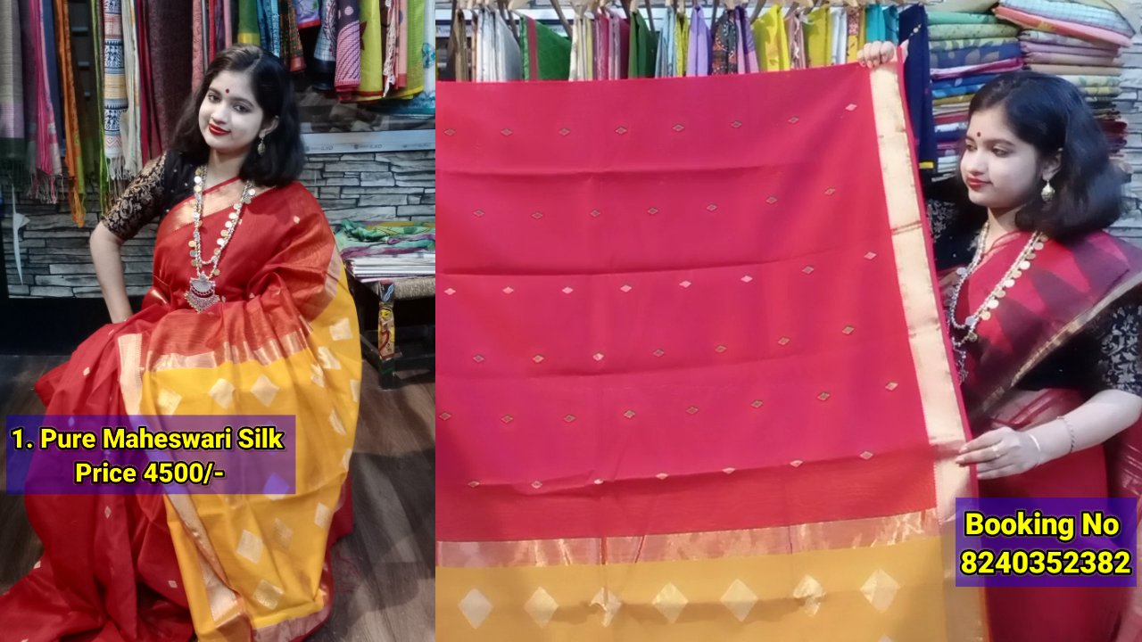 Pure Maheswari silk